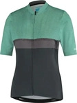 Shimano Woman's SUMIRE Short Sleeve Jersey, Transparent Green