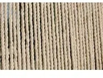 CASA T&uuml;rvorhang Seil TOULON 3 Gr&ouml;&szlig;e: 120x230cm Farbe: creme beige