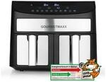 GOURMETmaxx Hei&szlig;luft-Fritteuse Zweikammer 7l