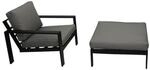 HOME DELUXE Gartenlounge Aluminium RIO S - Anthrazit
