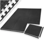 tectake&reg; Schutzmattenset, 24-teilig mit 48 Randst&uuml;cken, weich und rutschfest,
