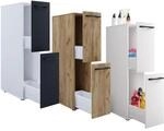 VCM Holz Badezimmerschrank Badm&ouml;bel Nischenschrank Raumteiler mit zwei
