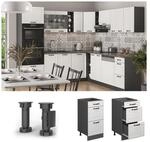 Vicco Schubladenunterschrank K&uuml;chenschrank K&uuml;chenzeile R-Line Landhaus 40 cm