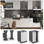 Vicco Unterschrank 60 cm FAME Line K&uuml;chenschrank K&uuml;chenzeile Landhaus Wei&szlig;