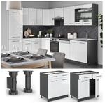 VICCO Schubunterschrank 80 cm K&uuml;chenschrank H&auml;ngeschrank K&uuml;chenzeile Fame-Line
