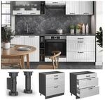 Vicco Schubladenunterschrank K&uuml;chenschrank K&uuml;chenm&ouml;bel Fame-Line Landhaus