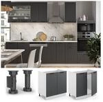 Vicco Sp&uuml;lenunterschrank 80 cm FAME Line K&uuml;chenschrank K&uuml;chenzeile Landhaus