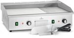 Grillmeile 4400 Elektrogrill Plancha 2x2200W Grillplatte Edelstahl