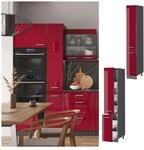 Vicco Apothekerhochschrank K&uuml;chenschrank K&uuml;chenzeile R-Line 30 cm Anthrazit