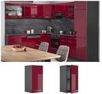 VICCO K&uuml;chenschrank H&auml;ngeschrank 30 cm R-Line Anthrazit