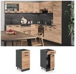VICCO K&uuml;chenschrank Unterschrank Schubunterschrank 40 cm R-Line Anthrazit