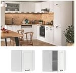Vicco Eckh&auml;ngeschrank 57 cm Wei&szlig; K&uuml;chenschrank H&auml;ngeschrank K&uuml;chenzeile R-Line