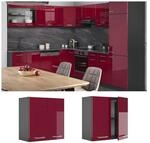 VICCO K&uuml;chenschrank H&auml;ngeschrank 60 cm R-Line Anthrazit