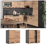 VICCO K&uuml;chenschrank H&auml;ngeschrank 60 cm R-Line Anthrazit