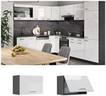 VICCO K&uuml;chenschrank H&auml;ngeschrank 60 cm flach R-Line Anthrazit