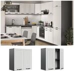 Vicco H&auml;ngeschrank 60 cm Anthrazit K&uuml;chenschrank H&auml;ngeschrank K&uuml;chenzeile R-Line