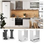 Vicco Herdumbauschrank 60 cm FAME Line K&uuml;chenschrank K&uuml;chenzeile Landhaus Wei&szlig;