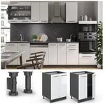 VICCO Unterschrank 60 cm K&uuml;chenschrank H&auml;ngeschrank K&uuml;chenzeile Fame-Line