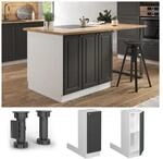 Vicco Regalinselunterschrank K&uuml;chenschrank K&uuml;chenm&ouml;bel Fame-Line Landhaus Wei&szlig;