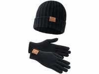 Lonsdale Unisex Mütze und Handschuh Set DEAZLEY