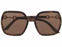 Gucci Eyewear Sonnenbrille mit Oversized-Gestell - Braun GG0890S00216330050