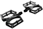 TATZE Flatpedal CONTACT CNC Stahlachse - Uni., schwarz (Large (Schuhgr&ouml;&szlig;e ab 41EU))