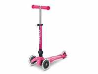 Scooter Mini MICRO DELUXE foldable mit LED Rädern pink - MMD197