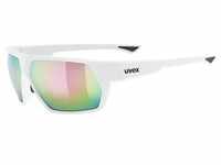 UVEX Sonnenbrille SPORTSTYLE 238 - Uni., white matt/pink