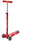 Scooter MAXI MICRO DELUXE LED red - MMD068