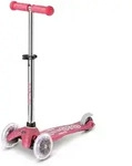 Scooter Mini MICRO DELUXE FAIRY GLITTER LED pink - MMD208