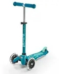 Scooter Mini MICRO DELUXE mit LED R&auml;dern aqua - MMD076