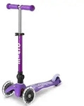 Scooter Mini MICRO DELUXE foldable mit LED R&auml;dern purple - MMD199
