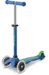 Scooter Mini MICRO DELUXE mit LED R&auml;dern crystal blue - MMD175