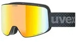 UVEX Ski-/Snowboardbrille PYRIT FM S3 - Uni., black matt dl/red-clear