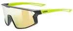 UVEX Sportbrille SKYRYSE JR. - Ki., black-yellow m./mir.yell