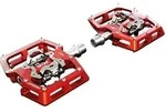 TATZE Klickpedal CONTACT DOWNHILL Stahlachse - Uni., rot