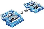 TATZE Klickpedal CONTACT DOWNHILL Stahlachse - Uni., blau