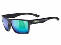 UVEX Sonnenbrille LGL 29 - Uni., black mat/green