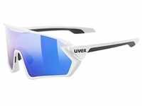 UVEX Sonnenbrille Sportstyle 231 white mat/mir.blue