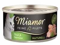 MIAMOR Feine Filets Naturell Tuna&Vegetables 80g