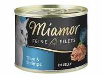 MIAMOR Feline Filets Thunfisch und Garnelen in Gelee 185 g