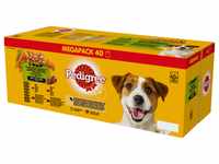 PEDIGREE Adult Hundenassfutter für ausgewachsene Hunde im Portionsbeutel