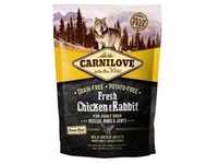 CARNILOVE Fresh Chicken & Rabbit Hundefutter 1,5 kg