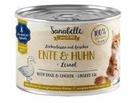 SANABELLE Ente & Huhn 400 g Pastete für ausgewachsene Katzen