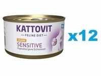 KATTOVIT Feline Diet Sensitive Huhn 12 x 85 g
