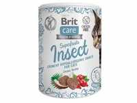BRIT Care Cat Snack Superfruits Insect with Coconut Oil and Rosehips 100 g