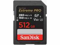 SanDisk SDSDXEP-512G-GN4IN, SanDisk Extreme Pro (SDXC, 512 GB, U3, UHS-II) Schwarz