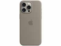 Apple MT1Q3ZM/A, Apple Silikon Case mit MagSafe (iPhone 15 Pro Max) Braun