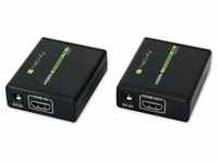 Techly HDMI Extender via Kabel Cat.6, Switch Box
