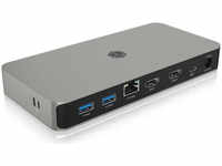Icy Box 61029, Icy Box IB-DK2880-C41 (USB C) Schwarz